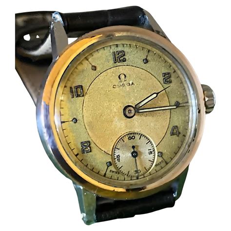 omega field watch|1940s omega military watch.